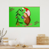 Little Christmas Mouse Poster (Küche)