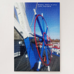 Little Chute Windmill Dutch Smock Mill Wheel, WI Puzzle