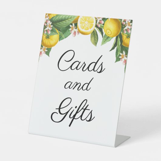 Little Citrus Baby Duschkarten Geschenke Sockelschild (Vorderseite)
