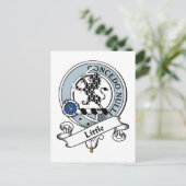 Little Clan Abzeichen Postkarte (Stehend Vorderseite)