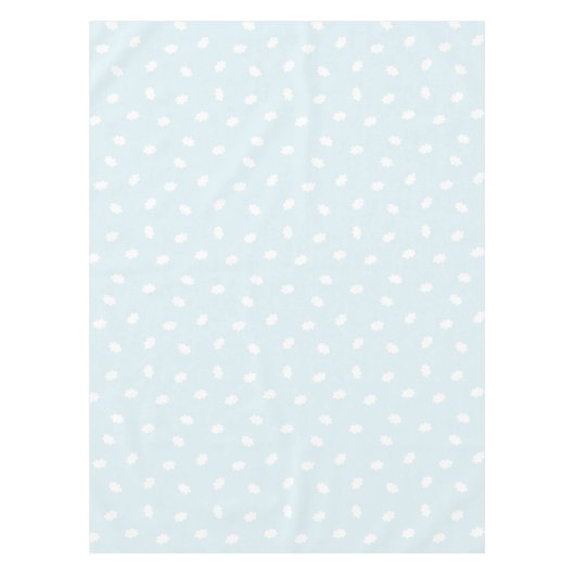 Little Cloud Pastel Blue Tischdecke (Vorderseite)