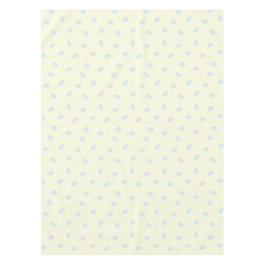 Little Cloud Pastel Yellow Tischdecke (Vorderseite)