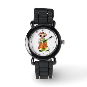 Little Clown Watch - Circus - Malerei Armbanduhr