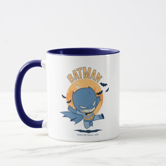 Little Comic Batman Flying Kick Tasse (Links)