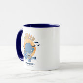 Little Comic Batman Flying Kick Tasse (Vorderseite Links)
