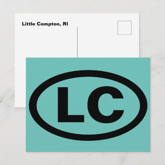 Little Compton, RI LC Postkarte (Vorne/Hinten)