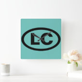 Little Compton, RI LC Quadratische Wanduhr (Zuhause)