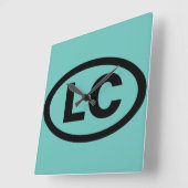 Little Compton, RI LC Quadratische Wanduhr (Winkel)