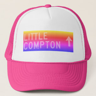 Little Compton, RI-Regenbogenzeichen Truckerkappe
