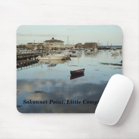 Little Compton, RI - Sakonnet Point, Hafen Mousepad (Mit Mouse)