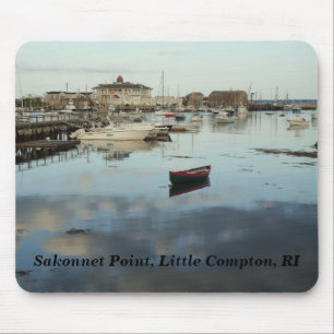 Little Compton, RI - Sakonnet Point, Hafen Mousepad
