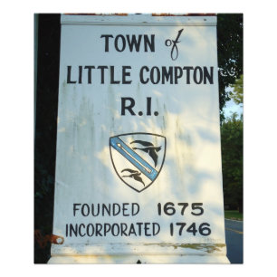 Little Compton, RI signiert Poster