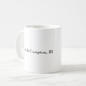 Little Compton, RI - Sommer wie er sollte Kaffeetasse (Vorderseite Links)