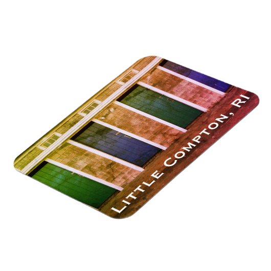 Little Compton, RI Summer Beach Cabanas (LC) Magnet (Linke Seite)