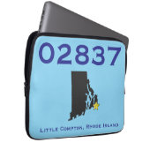 Little Compton, RI Zip Code - 02837 - Sakonnet, LC Laptopschutzhülle (Vorne Rechts)