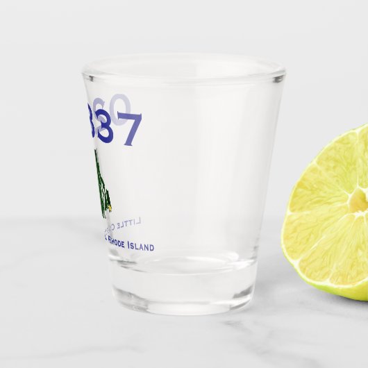 Little Compton, RI Zip Code - 02837 - Sakonnet, LC Schnapsglas (Rechts)