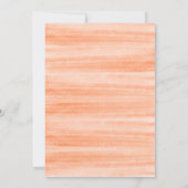 Little Conker Herz Wasserfarben Babydusche Ankündigung (Rückseite)