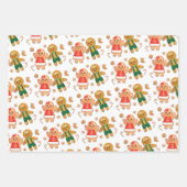 Little Cookie Christmas Gingerbread Mädchen Geschenkpapier Set (Vorderseite)