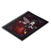 Little Cookie Devil Girl Design 1 Notebook Notizblock (Linke Seite)