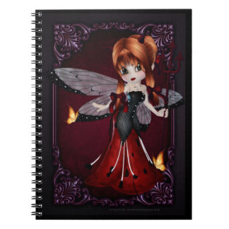 Little Cookie Devil Girl Design 3 Notebook Notizblock