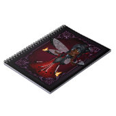 Little Cookie Devil Girl Design 4 Notebook Notizblock (Linke Seite)