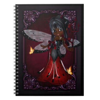 Little Cookie Devil Girl Design 4 Notebook Notizblock
