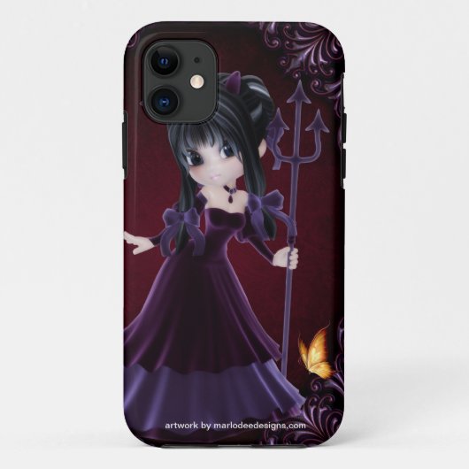 Little Cookie Devil Girl Design 6 Case-Mate iPhone Hülle (Rückseite)