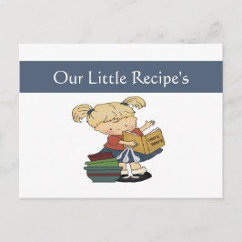 Little Cooks Rezept Card Postkarte