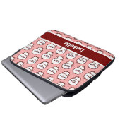 Little Corella Laptopschutzhülle (Vorne Knopf)