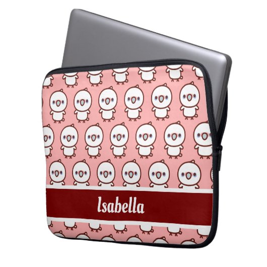 Little Corella Laptopschutzhülle (Vorderseite Links)