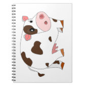 Little Cow Notebook-Cartoon - Malerei Notizblock (Vorderseite)