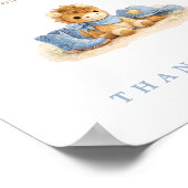 Little Cowboy Baby Shower Prayers for Baby Poster (Ecke)