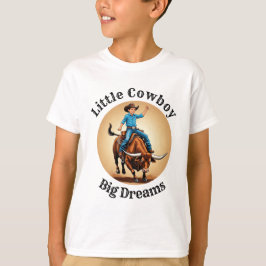 Little Cowboy Big Dreams Bull Rider T-Shirt