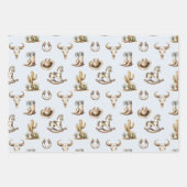 Little Cowboy Boy Western Geschenkpapier Set (Vorderseite)