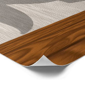 Little Cowboy Dreams Wordart Poster (Ecke)