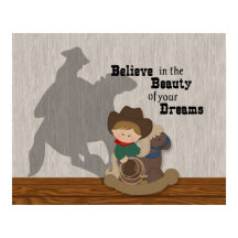 Little Cowboy Dreams Wordart