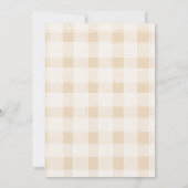 Little Cowboy Modern Western Rodeo Kinderdusche Einladung (Rückseite)