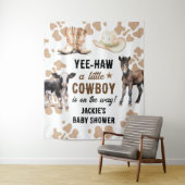 Little Cowboy Rodeo Baby Dusche Wandteppich (Beispiel)