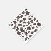 Little Cowboy | Rustikaler Western Cowhide Serviette (Ecke)