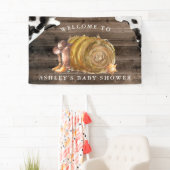 Little Cowboy | Western Baby Dusche Empfang Banner (Insitu)