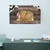 Little Cowboy | Western Baby Dusche Empfang Banner (Messeveranstaltung)