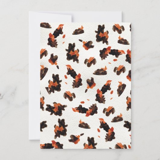 Little Cowboy Western Country Baby Dusche Einladung (Rückseite)