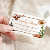 Little Cowboy Western Rodeo Display Dusche Begleitkarte