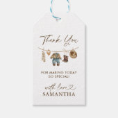 Little Cowboy, Western Wild West Rodeo Kinderdusch Geschenkanhänger (Vorderseite)