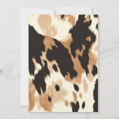 Little Cowboy Western Wild West Rodeo Kinderdusche Einladung (Rückseite)