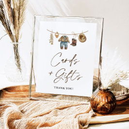 Little Cowboy, Wild West Rodeo Bücher & Geschenke  Poster