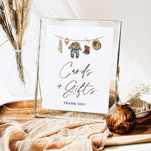 Little Cowboy, Wild West Rodeo Bücher & Geschenke Poster