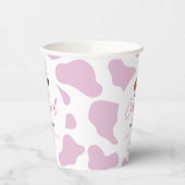 Little Cowgirl Cow Girl Rodeo Western Baby Shower Pappbecher (Links)