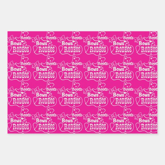 Little Cowgirl Geschenkpapier Set (Vorderseite 2)