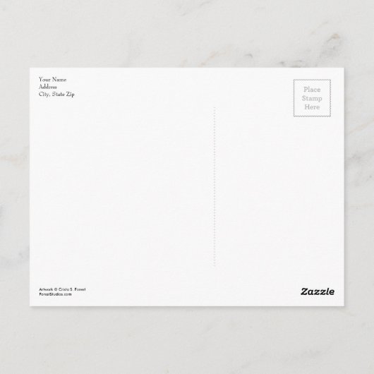 Little Cowgirl on Cattle Horse Postkarte (Rückseite)